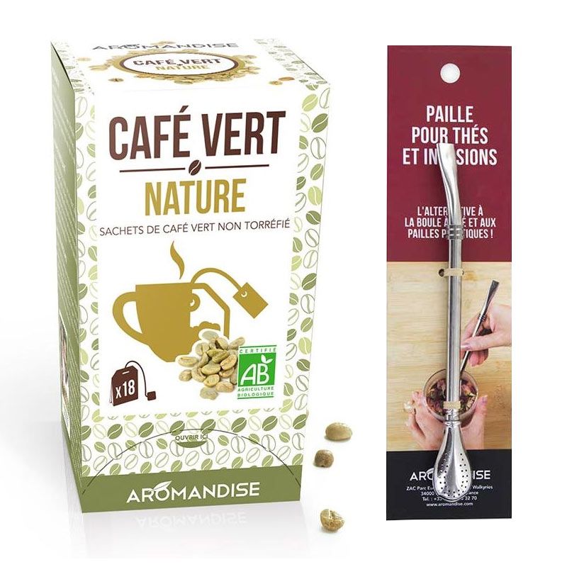 Café vert en sachet bio - Aromandise