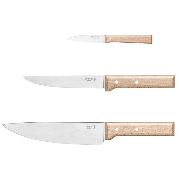 Trio couteaux de cuisine Opinel