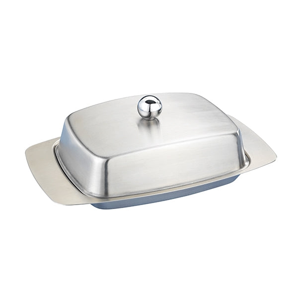 AT98 Beurrier inox avec couvercle 115x225x h.65mm Beurrier