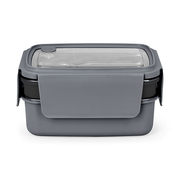 Lunch-box isotherme inox 1 litre, 2 compartiments