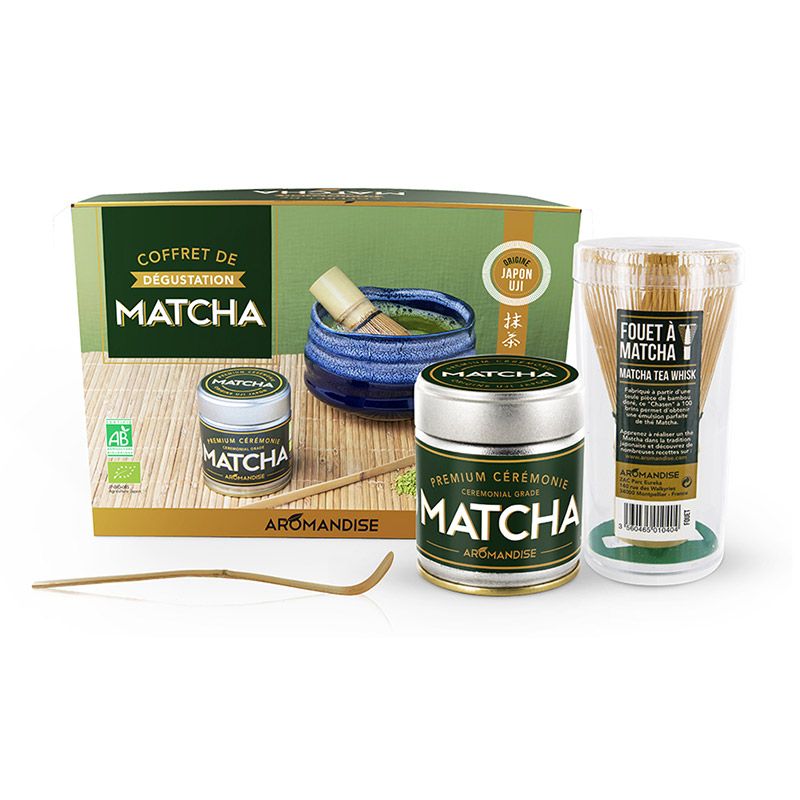 Coffret thé Matcha + fouet + cuillère en bambou - La Poste