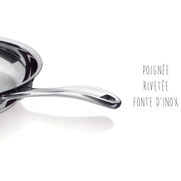 Poêle Chef Lisse 28 cm en inox - Beka - Argent - Inox