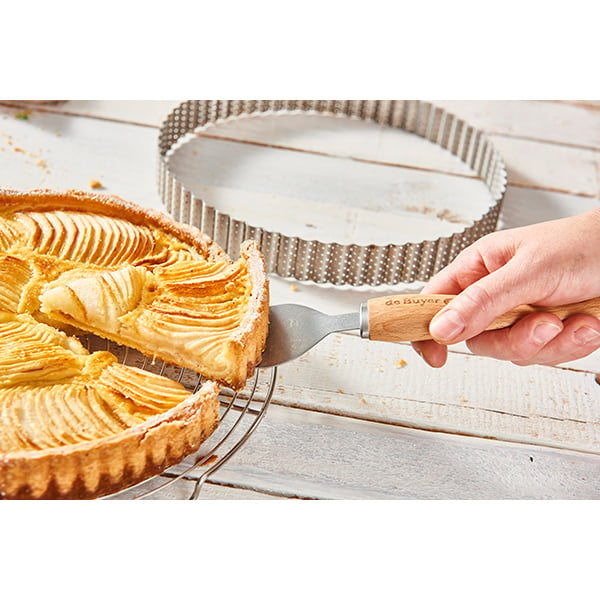 MOULE A TARTE TOURTIERE PERFOREE CANNELLEE FOND AMOVIBLE