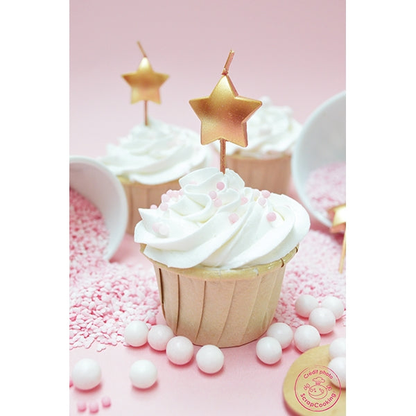 ScrapCooking - Lot de 48 Caissettes Dorées pour Cupcakes & Muffins -  Décorations Étuis Tasses en Papier pour Pâtisseries - Caissettes de  Présentation