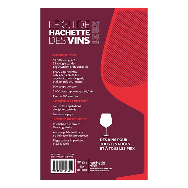 Livre Le Guide Hachette Des Vins 2022 Hachette Pratique - Www.mathon.fr