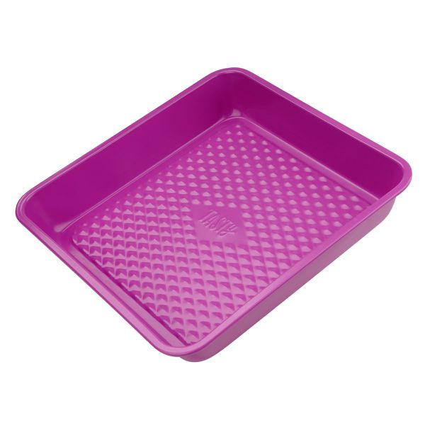 Pack 500 petites cuillères plastique luxe fuchsia 14,5 cm