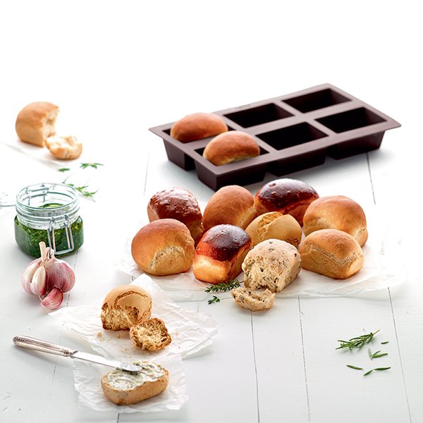 SILIVO Lot de 2 moules à pain et à pain en silicone anti-adhésif pour pain,  pain et pain de viande faits maison 22,6 x 9,4 x 6,3 cm : : Maison