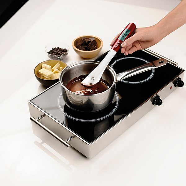 Stil 473650 Thermomètre de cuisson avec sonde et spatule intégrées, 30cm :  : Cuisine et Maison