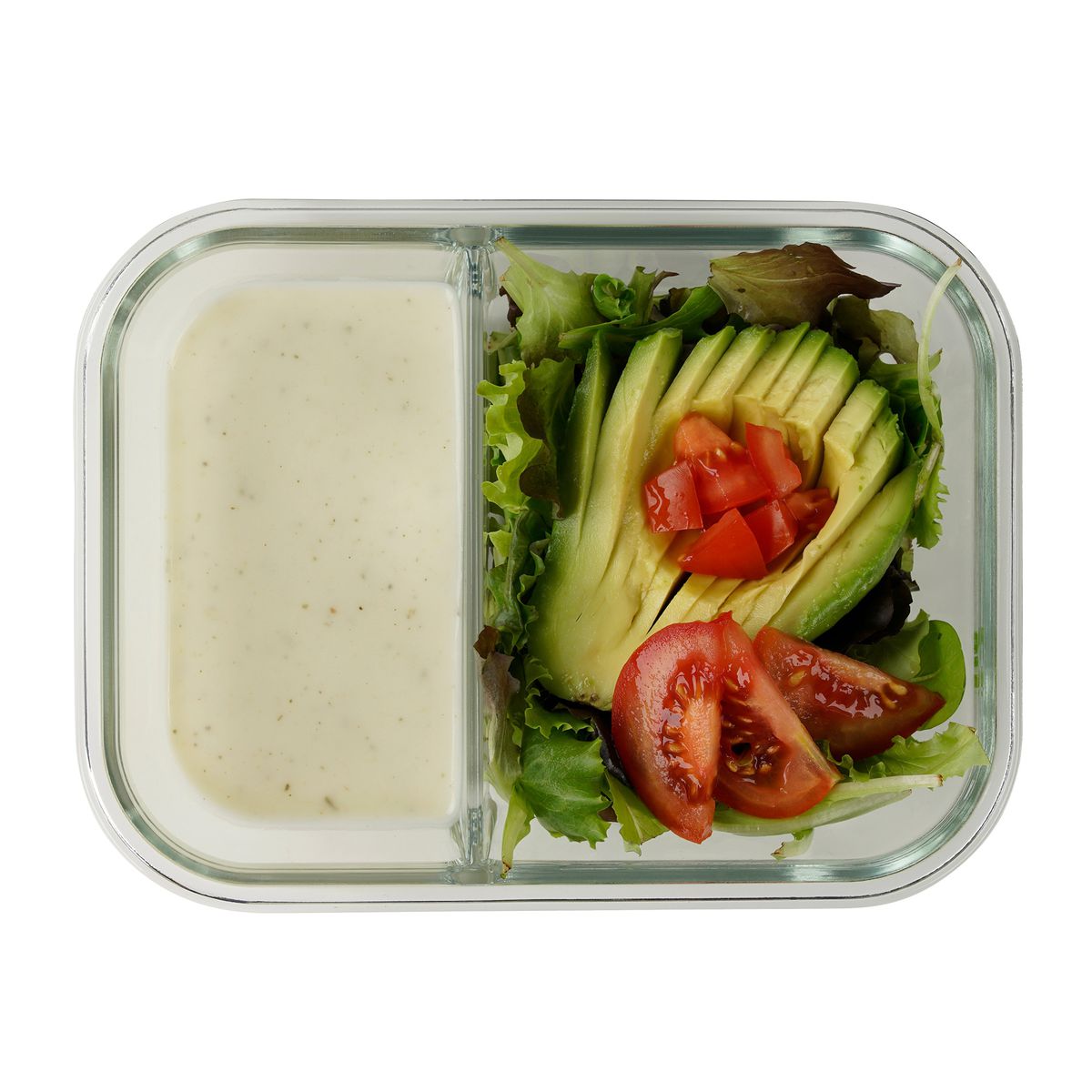 Boîte Repas Verre | 3 Compartiments Avec Couverts | Lunch Box | Lunchbox  Verre | Boîtes Alimentaires En Verre，suitable for Microwave and Dishwasher  /