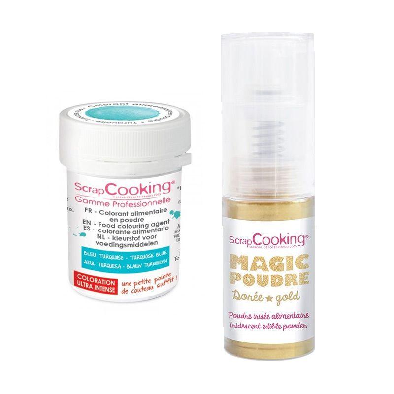 Stylo chocolat + Gel colorant alimentaire rose - Colorant alimentaire -  Creavea